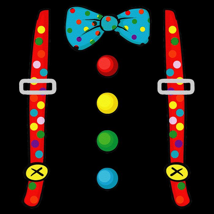 Clown Costume Halloween Funny Circus Clown DIY Costume Drawstring Bag