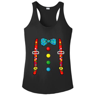 Clown Costume Halloween Funny Circus Clown DIY Costume Ladies PosiCharge Competitor Racerback Tank