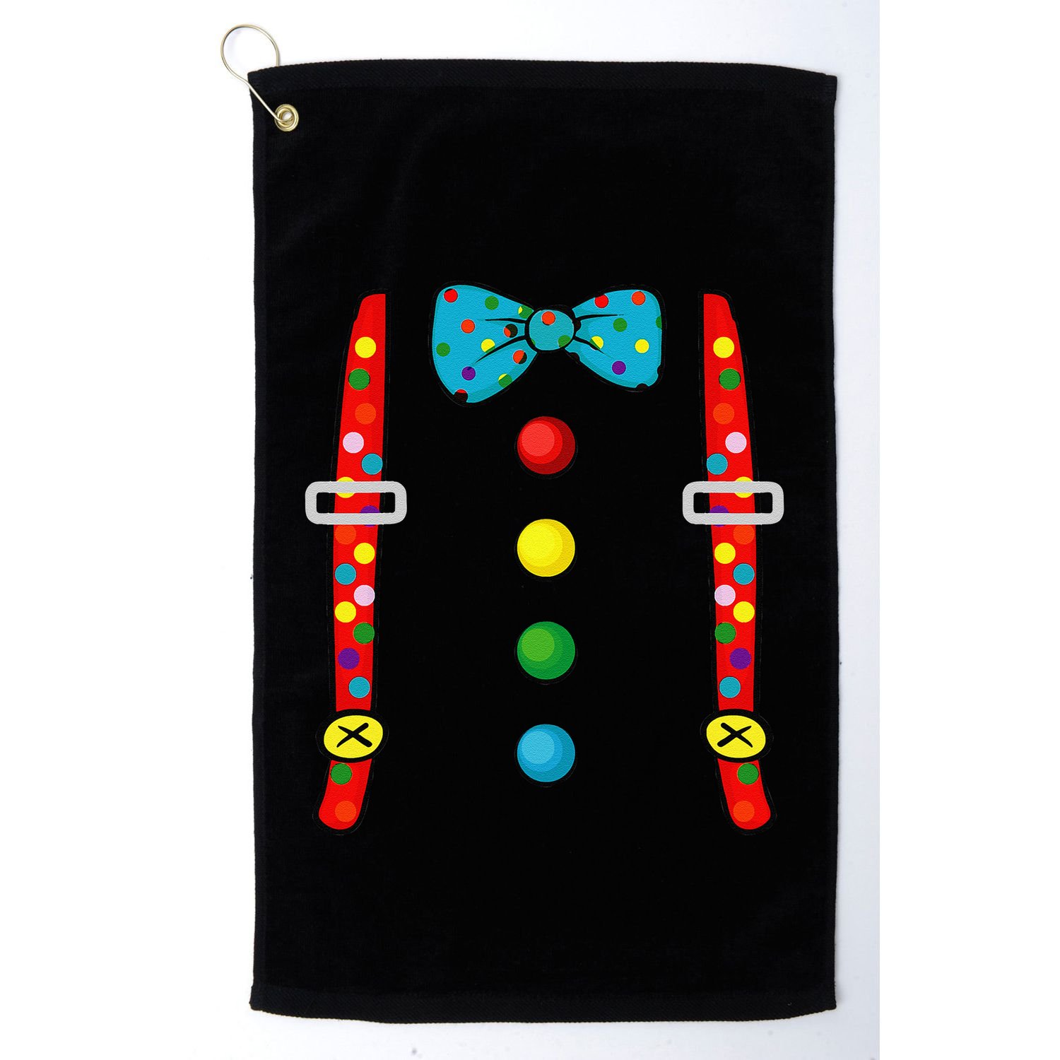 Clown Costume Halloween Funny Circus Clown DIY Costume Golf Towel