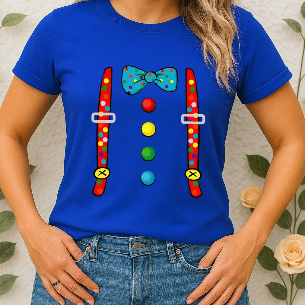 Clown Costume Halloween Funny Circus Clown DIY Costume Womens T-Shirt