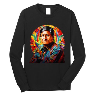 Cesar Chavez Hispanic Heritage Month Long Sleeve Shirt