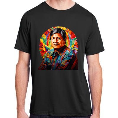 Cesar Chavez Hispanic Heritage Month Adult ChromaSoft Performance T-Shirt