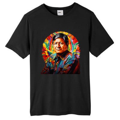 Cesar Chavez Hispanic Heritage Month Tall Fusion ChromaSoft Performance T-Shirt