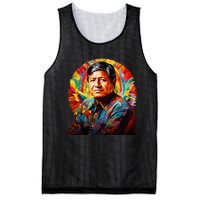 Cesar Chavez Hispanic Heritage Month Mesh Reversible Basketball Jersey Tank