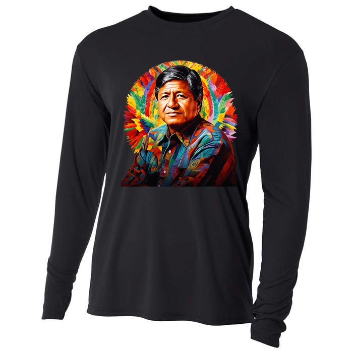 Cesar Chavez Hispanic Heritage Month Cooling Performance Long Sleeve Crew