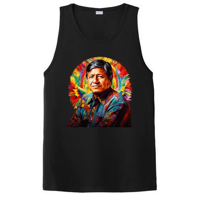 Cesar Chavez Hispanic Heritage Month PosiCharge Competitor Tank