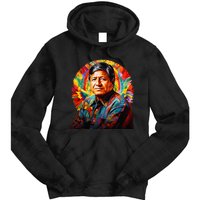 Cesar Chavez Hispanic Heritage Month Tie Dye Hoodie