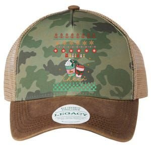 Cute Christmas Holiday Cheers Legacy Tie Dye Trucker Hat