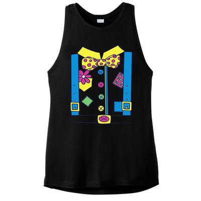 Clown Circus Halloween Clown Costume Ladies PosiCharge Tri-Blend Wicking Tank