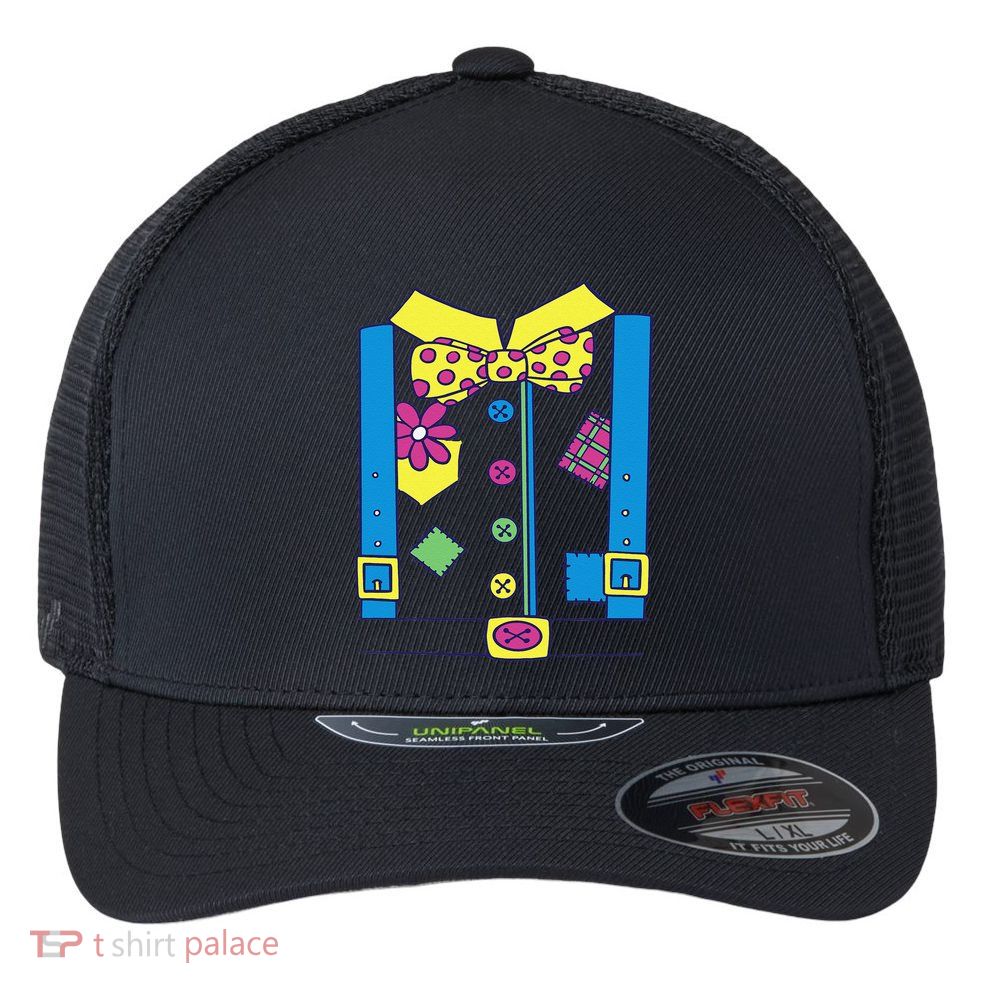 Clown Circus Halloween Clown Costume Flexfit Unipanel Trucker Cap