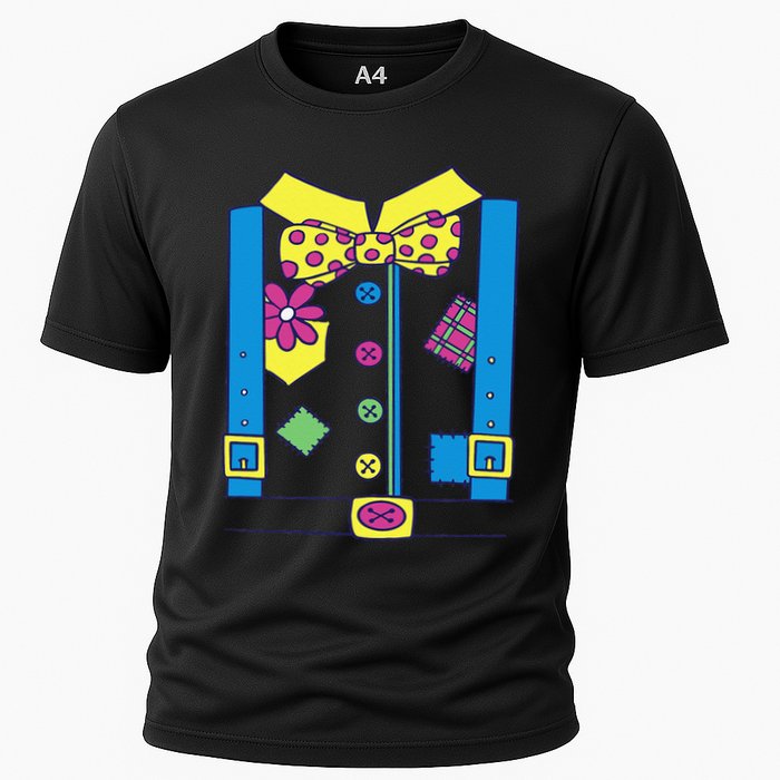 Clown Circus Halloween Clown Costume Cooling Performance Crew T-Shirt