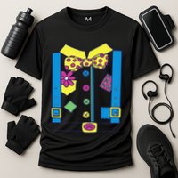 Clown Circus Halloween Clown Costume Cooling Performance Crew T-Shirt