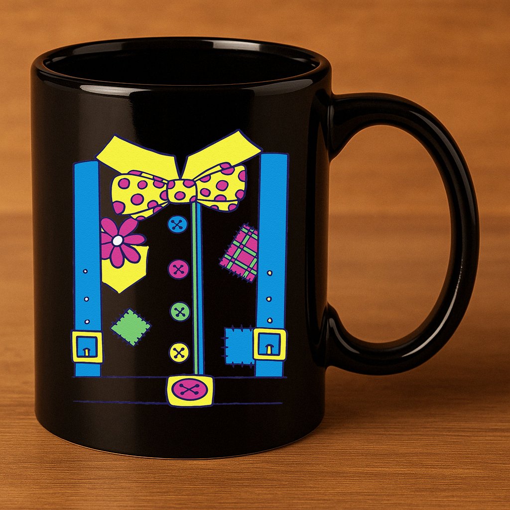 Clown Circus Halloween Clown Costume 11oz C Handle Ceramic Mug