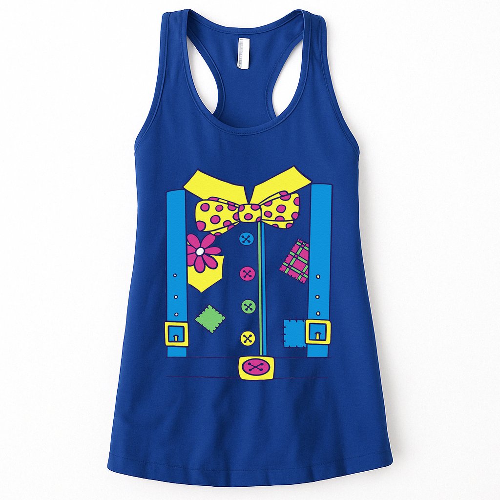 Clown Circus Halloween Clown Costume Womens Tank Top