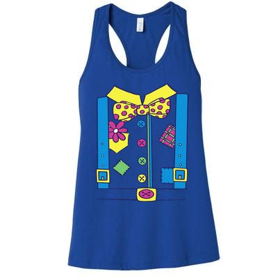 Clown Circus Halloween Clown Costume Women's Racerback Tank