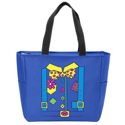 Clown Circus Halloween Clown Costume Zip Tote Bag