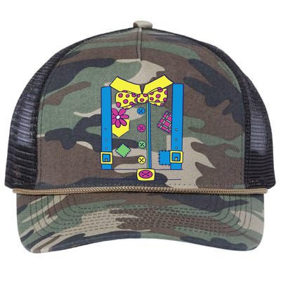 Clown Circus Halloween Clown Costume Retro Rope Trucker Hat Cap