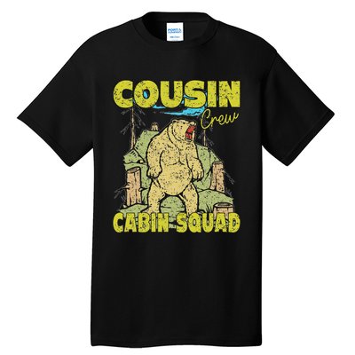 Cousin Crew Hiking Cabin Squad 2024 Summer Camping Mountain Tall T-Shirt