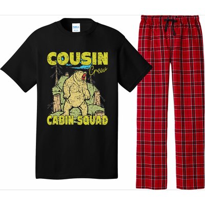 Cousin Crew Hiking Cabin Squad 2024 Summer Camping Mountain Pajama Set