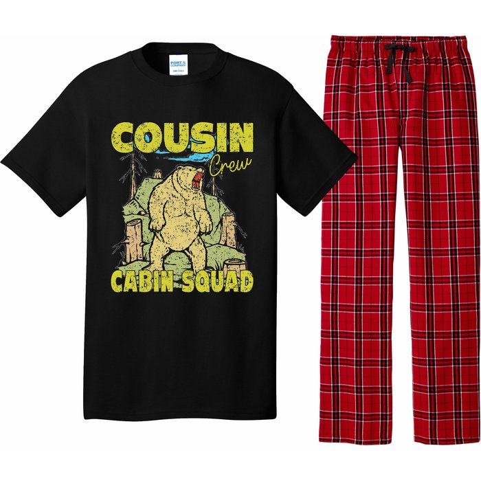 Cousin Crew Hiking Cabin Squad 2024 Summer Camping Mountain Pajama Set