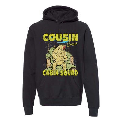 Cousin Crew Hiking Cabin Squad 2024 Summer Camping Mountain Premium Hoodie