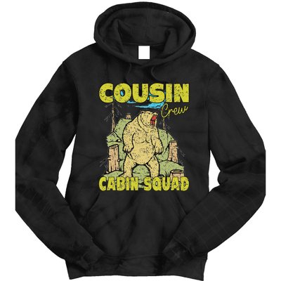 Cousin Crew Hiking Cabin Squad 2024 Summer Camping Mountain Tie Dye Hoodie