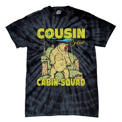 Cousin Crew Hiking Cabin Squad 2024 Summer Camping Mountain Tie-Dye T-Shirt