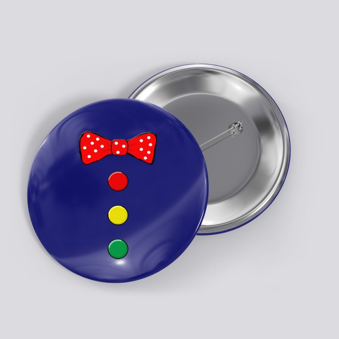 Clown Costume Halloween Funny Circus Clown Matching Family Button