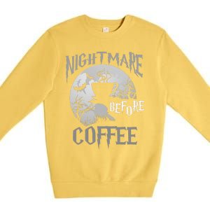 Cute Coffee Halloween Funny Mug Gift Premium Crewneck Sweatshirt