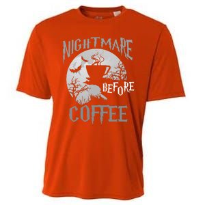 Cute Coffee Halloween Funny Mug Gift Cooling Performance Crew T-Shirt