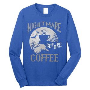 Cute Coffee Halloween Funny Mug Gift Long Sleeve Shirt