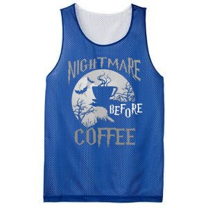 Cute Coffee Halloween Funny Mug Gift Mesh Reversible Basketball Jersey Tank