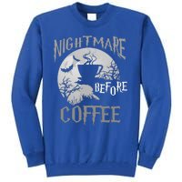 Cute Coffee Halloween Funny Mug Gift Tall Sweatshirt