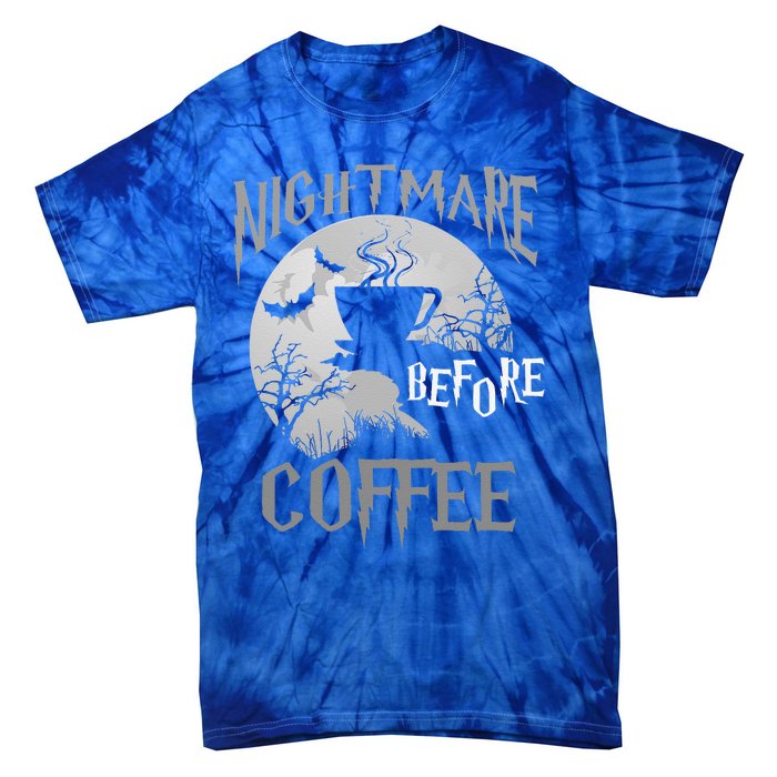 Cute Coffee Halloween Funny Mug Gift Tie-Dye T-Shirt