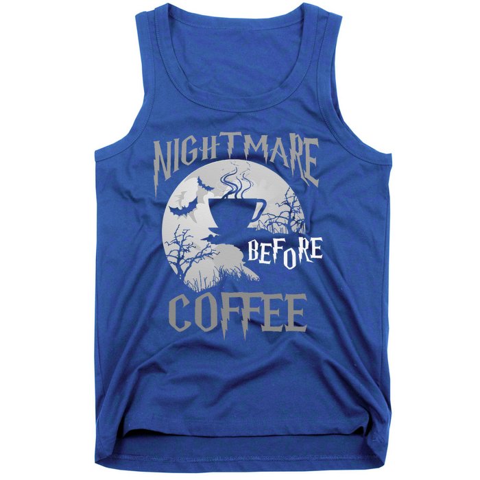 Cute Coffee Halloween Funny Mug Gift Tank Top