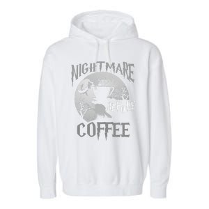 Cute Coffee Halloween Funny Mug Gift Garment-Dyed Fleece Hoodie