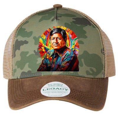 Cesar Chavez Hispanic Heritage Month Legacy Tie Dye Trucker Hat