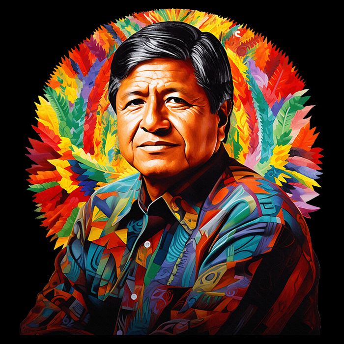 Cesar Chavez Hispanic Heritage Month Doggie Tank