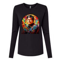 Cesar Chavez Hispanic Heritage Month Womens Cotton Relaxed Long Sleeve T-Shirt