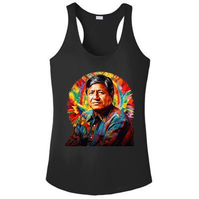 Cesar Chavez Hispanic Heritage Month Ladies PosiCharge Competitor Racerback Tank