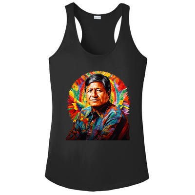 Cesar Chavez Hispanic Heritage Month Ladies PosiCharge Competitor Racerback Tank