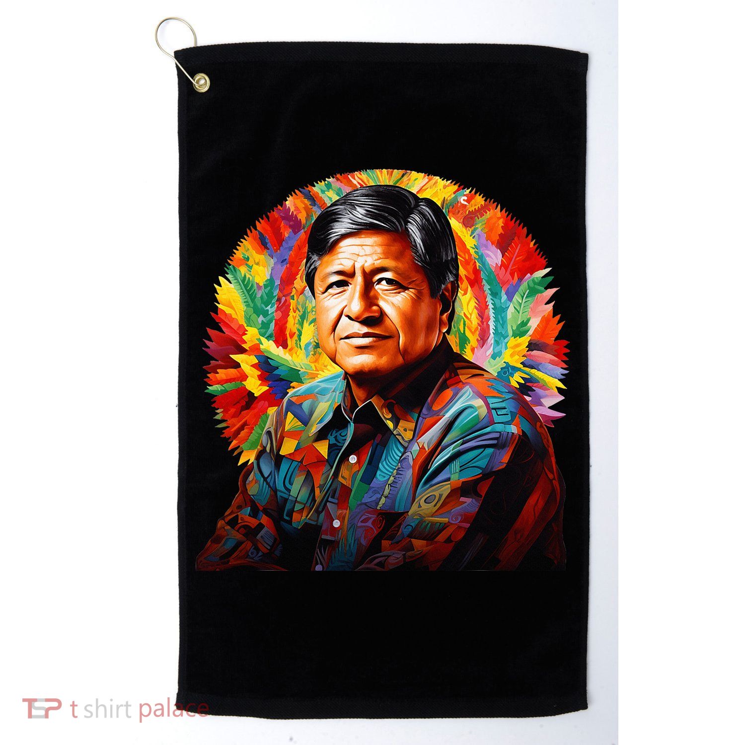 Cesar Chavez Hispanic Heritage Month Golf Towel
