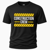 Construction Crew Highway Worker Cooling Performance Crew T-Shirt
