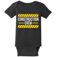 Construction Crew Highway Worker Baby Bodysuit