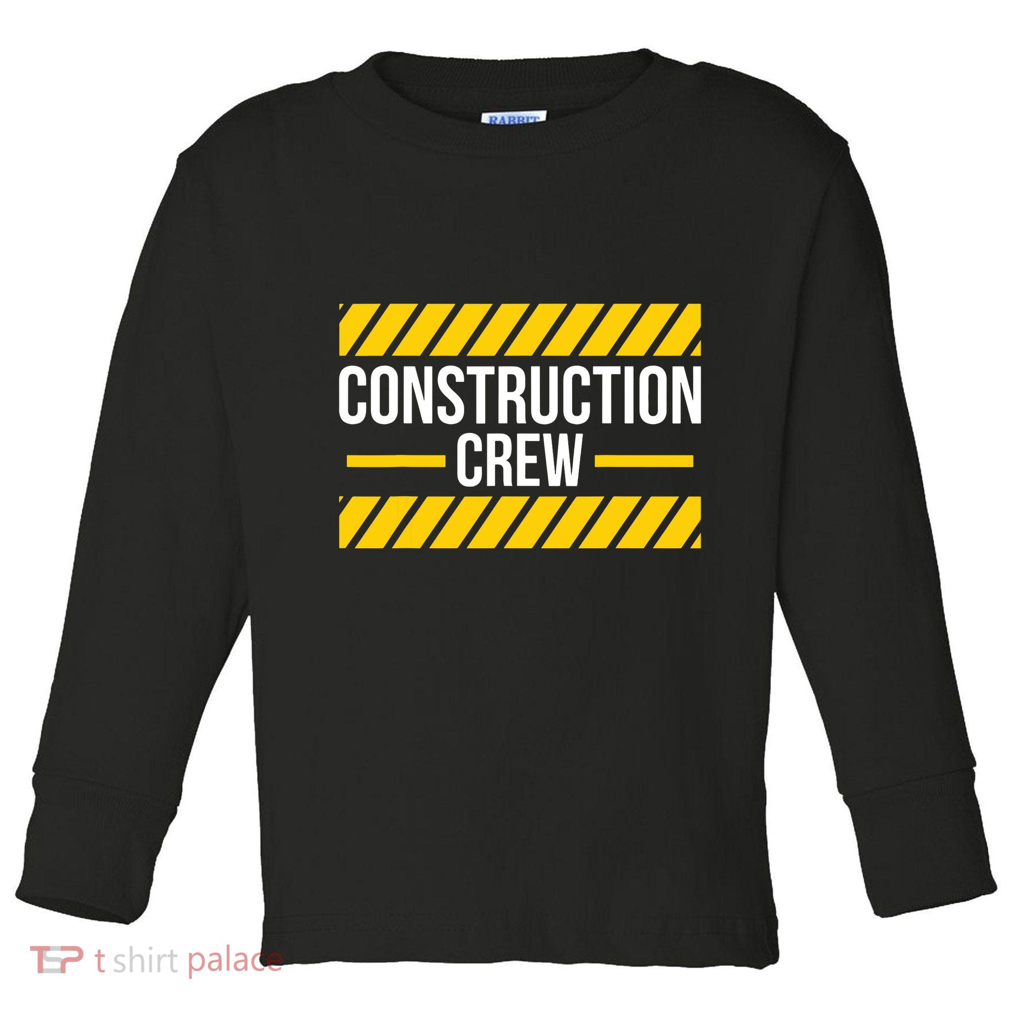 Construction Crew Highway Worker Toddler Long Sleeve Shirt