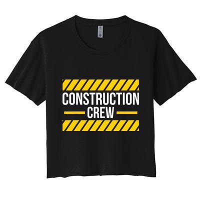 Construction Crew Highway Worker Crop Top