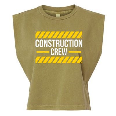 Construction Crew Highway Worker Garment-Dyed Women's Muscle Tee