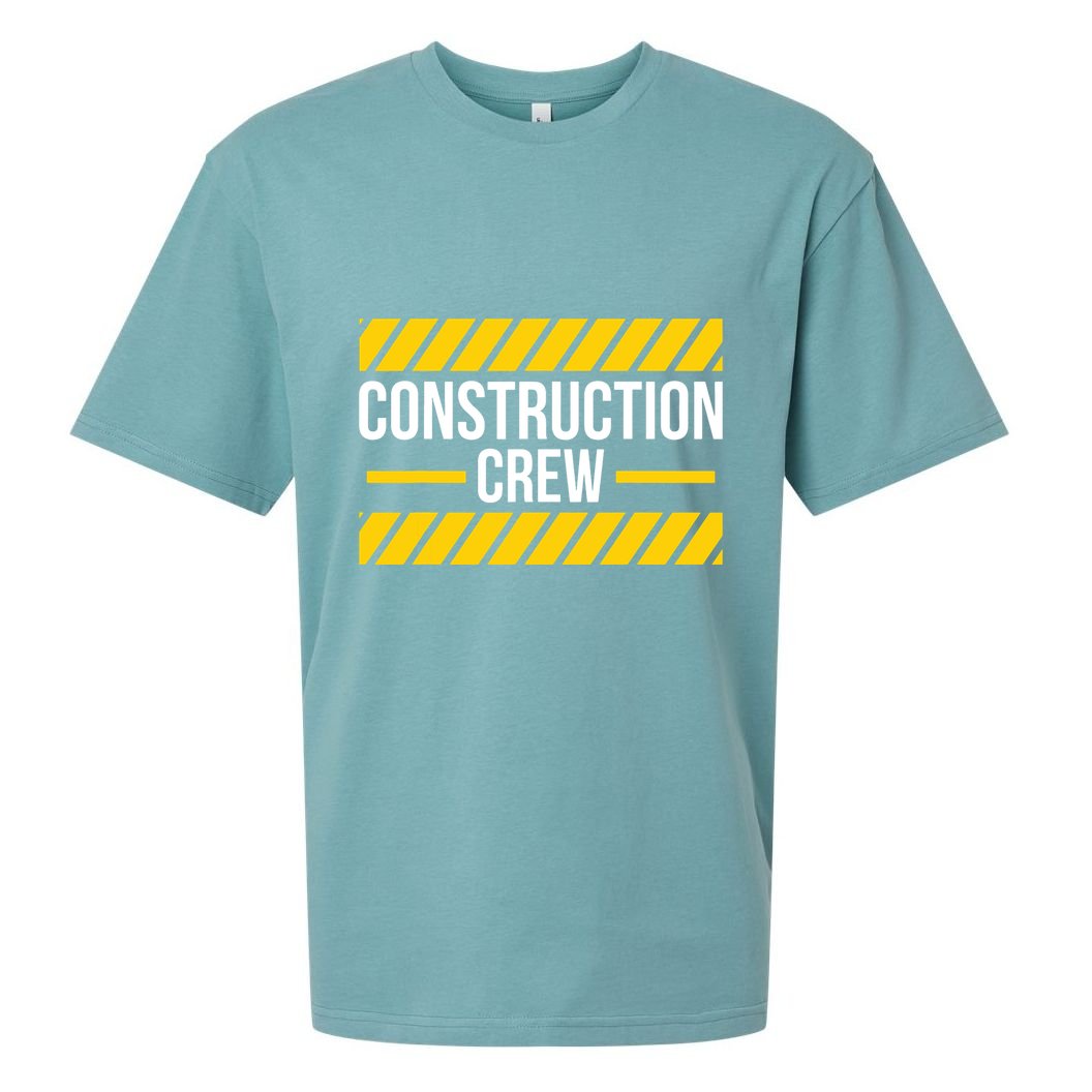 Construction Crew Highway Worker Sueded Cloud Jersey T-Shirt