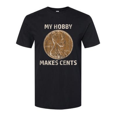 Coin Collector Hobby Gift Numismatics Collecting Makes Cents Softstyle CVC T-Shirt