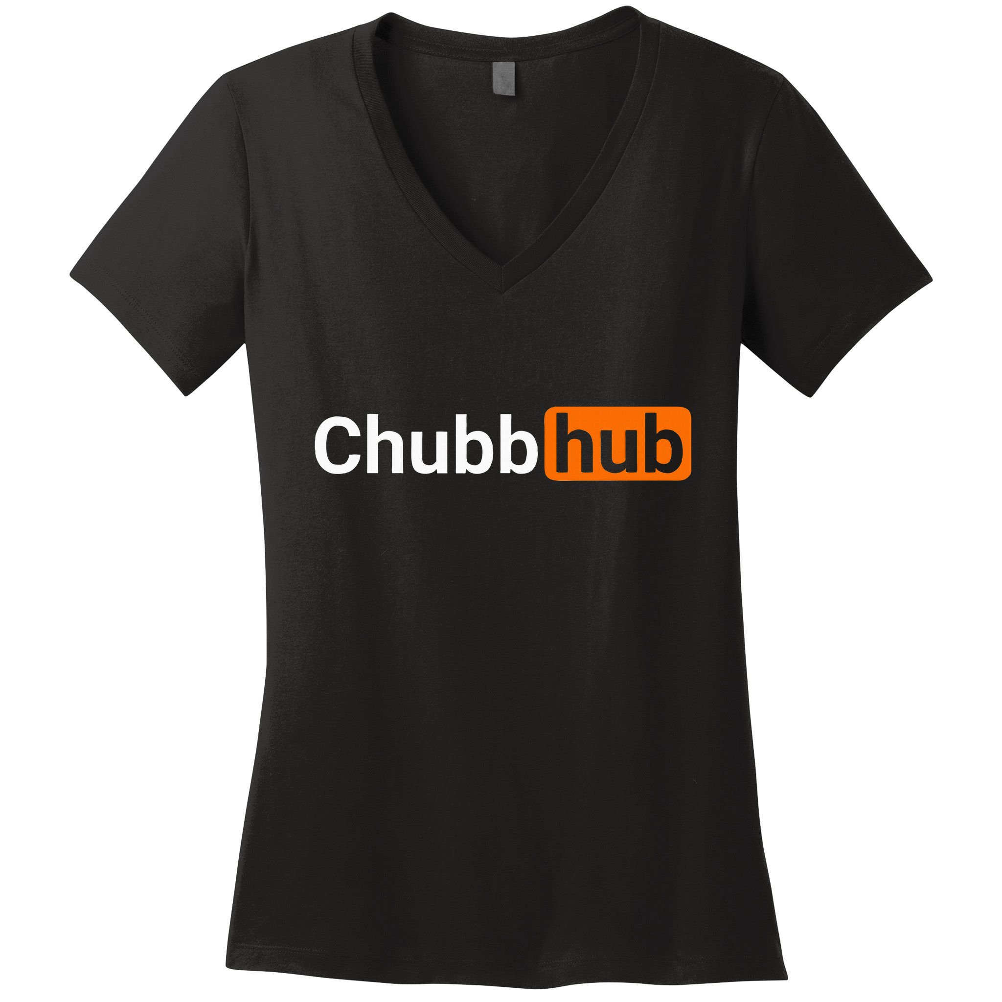 chubbhub Women's V-Neck T-Shirt